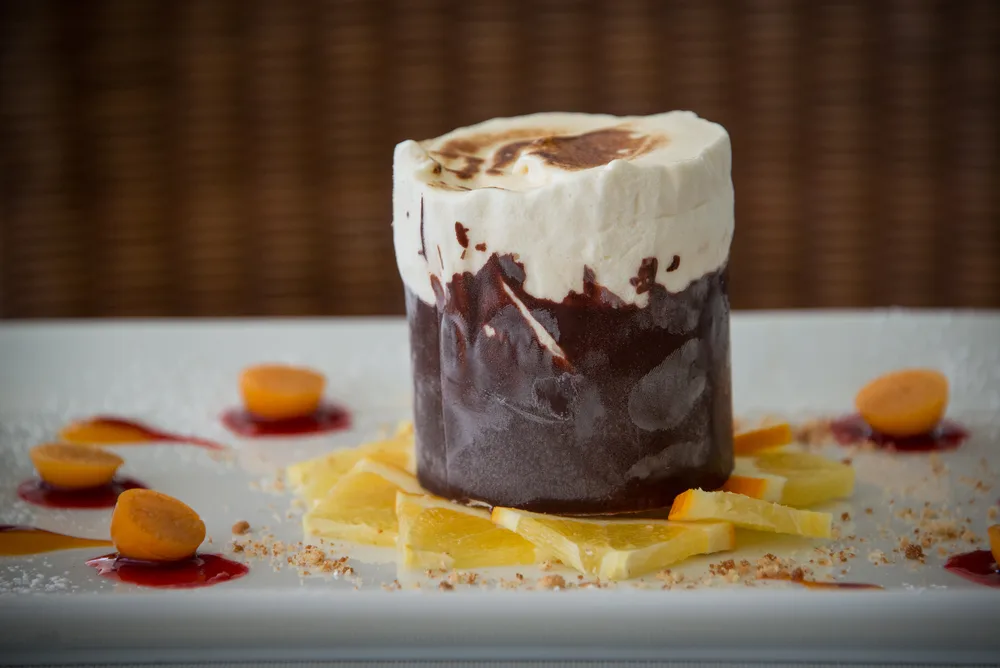 Verrine dessert, fruits de la passion